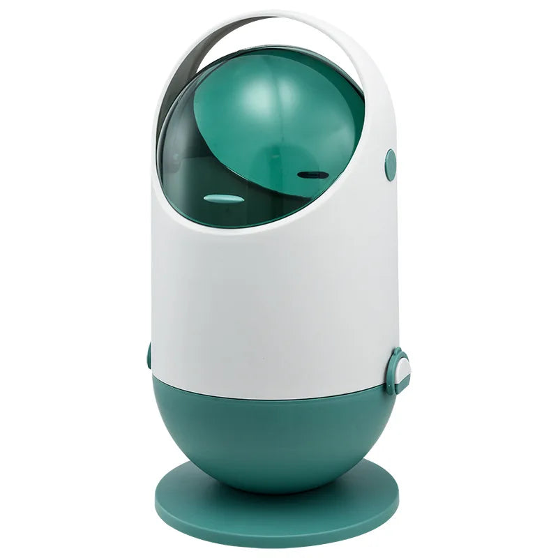 Bin Household Light Luxury Creative Bathroom Kitchen Covered Waste Bin Living Room Sanitary Paper Towel Toilet Storage Basket