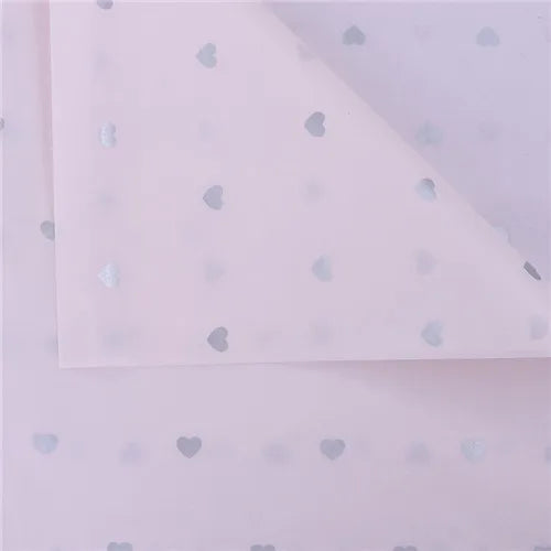 10 Sheets/lot 50*70 Cm Gift Wrapping Paper DIY Handmade Craft Star Love Dot Pattern Tissue Paper Floral Packaging Material