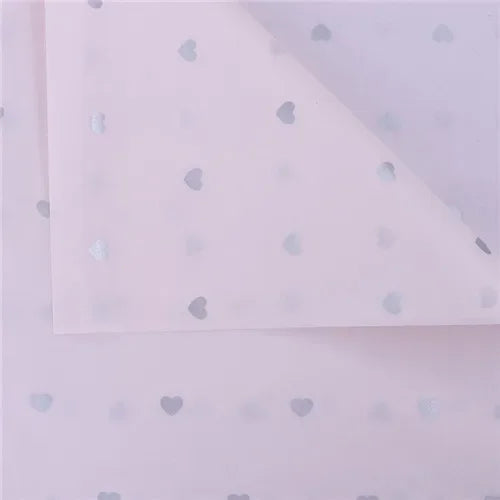 10 Sheets/lot 50*70 Cm Gift Wrapping Paper DIY Handmade Craft Star Love Dot Pattern Tissue Paper Floral Packaging Material