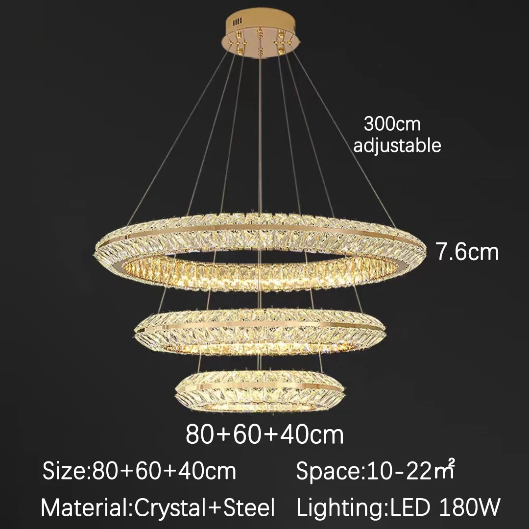 Modern Luxury Crystal Pendant Lighs
