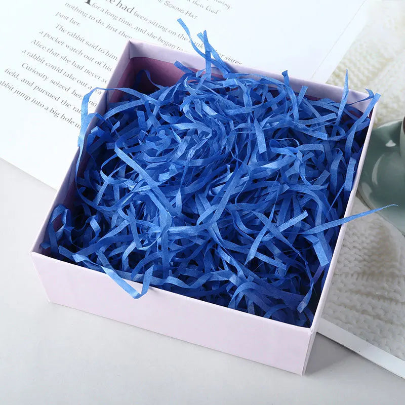 100g Colorful Raffia Shredded Paper Candy Boxes DIY Gift Box Filling Material Tissue Party Gift Packaging Filler Decor