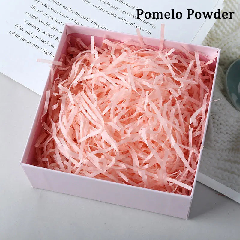 100g Colorful Raffia Shredded Paper Candy Boxes DIY Gift Box Filling Material Tissue Party Gift Packaging Filler Decor
