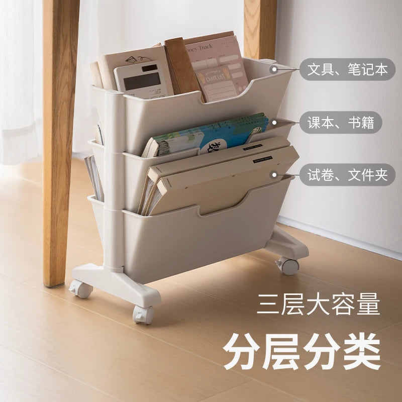 Adjustable Under Desk Bookshelf