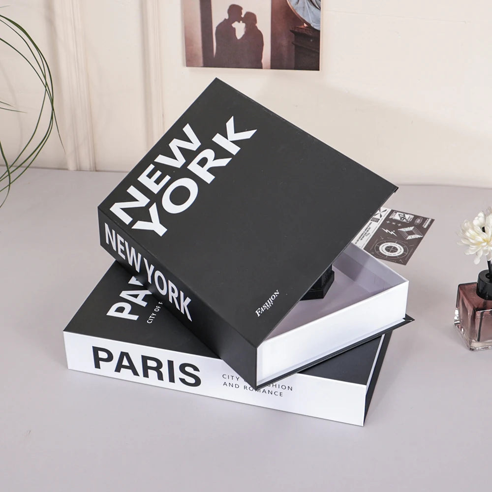 Fake Books For Decoration Simple Faux Books Ornament Coffee Table Addition Living Room Decoration Paris New York London