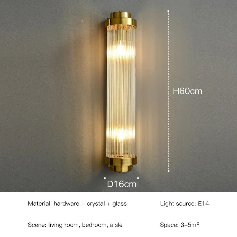 LED Luxury Crystal Wall Lamps