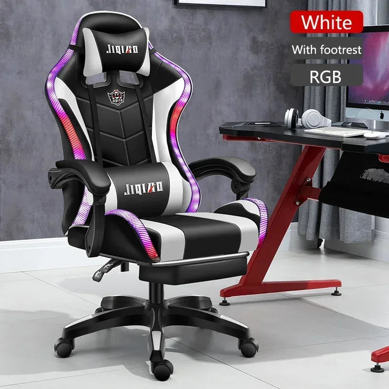 High quality gaming chair RGB light office chair gamer computer  Ergonomic swivel chair Massage Recliner New gamer chairs