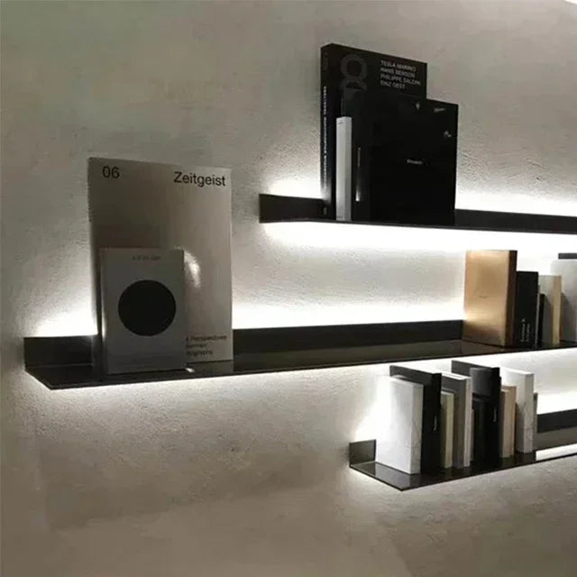 Wall Mounted Led Wall Shelf Product/Bookcase display