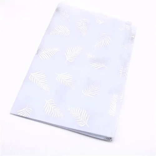 50*70 Cm Leaves Gift Wrapping Paper DIY Handmade Craft Leopard Star Pattern Tissue Paper 10 Sheets/Bag Floral Packaging Material