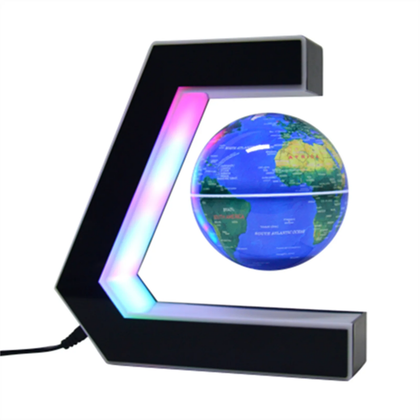 Magnetic Levitation Globe with LED Light for Home Office Desk Decor