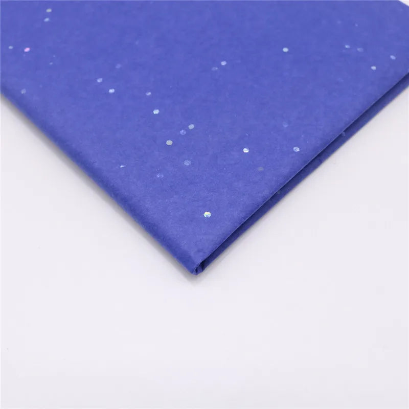 10Pcs/bag Snowflake Print Wrapping Tissue Paper 50*66 Cm Christmas New Year Xmas Party Wedding Flowers Packaging Supplies