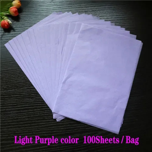 100sheets A5 Wrapping Paper Retro Multicolor Tissue Paper Bookmark Gift Wrapping Papers Floral Gift Packaging Material 14*21CM