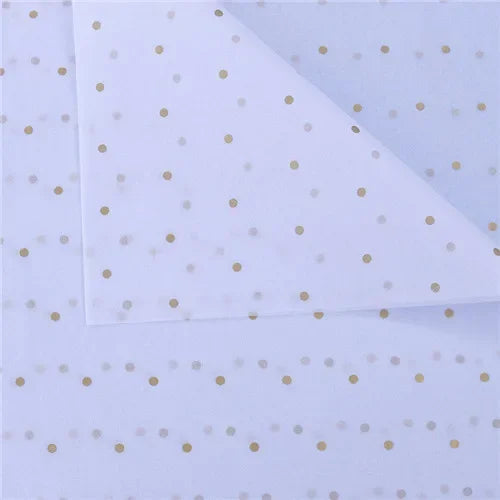 10 Sheets/lot 50*70 Cm Gift Wrapping Paper DIY Handmade Craft Star Love Dot Pattern Tissue Paper Floral Packaging Material