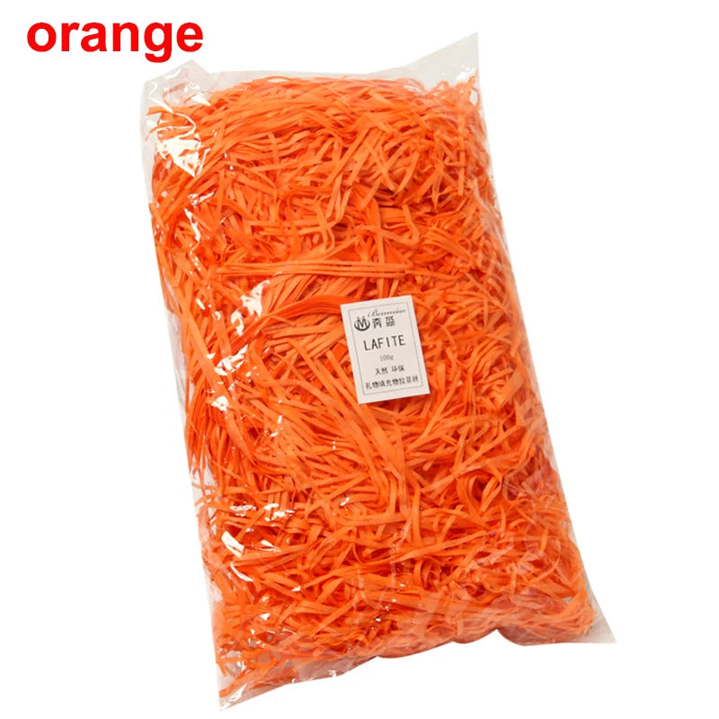 DIY Paper Raffia Shredded Paper Decor Confetti Wedding Birthday Christmas Gift Box Filling Material Tissue Packaging Filler