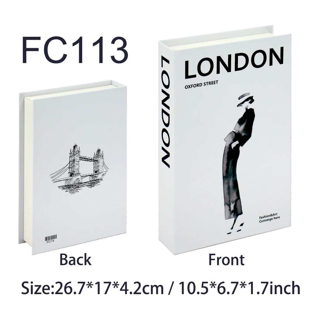 Fake Books For Decoration Simple Faux Books Ornament Coffee Table Addition Living Room Decoration Paris New York London
