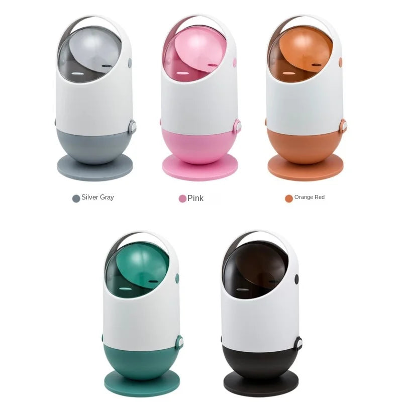 Bin Household Light Luxury Creative Bathroom Kitchen Covered Waste Bin Living Room Sanitary Paper Towel Toilet Storage Basket