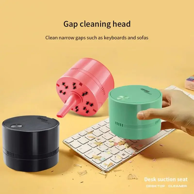 Portable Mini Desktop Vacuum Cleaner Home Office Desk Dust Keyboard Sweeper Car Vacuum Cleaner