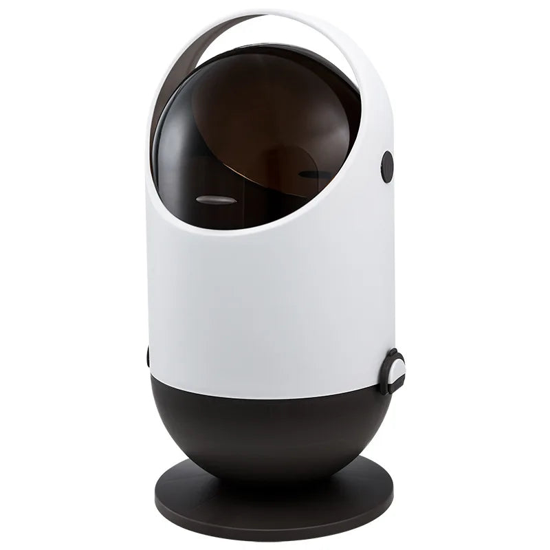 Bin Household Light Luxury Creative Bathroom Kitchen Covered Waste Bin Living Room Sanitary Paper Towel Toilet Storage Basket