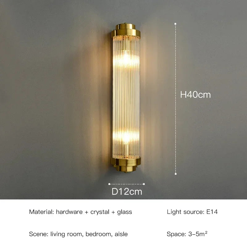 LED Luxury Crystal Wall Lamps