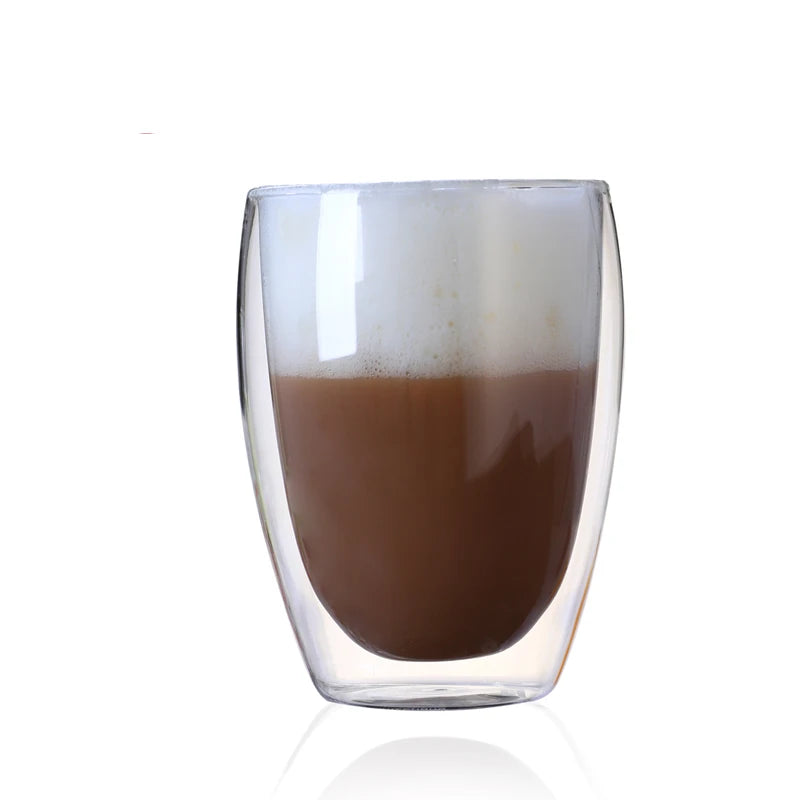 Heat-Resistant Double Wall Glass Cup