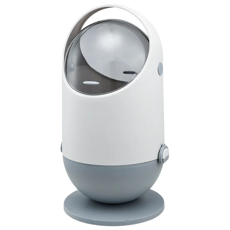 Bin Household Light Luxury Creative Bathroom Kitchen Covered Waste Bin Living Room Sanitary Paper Towel Toilet Storage Basket