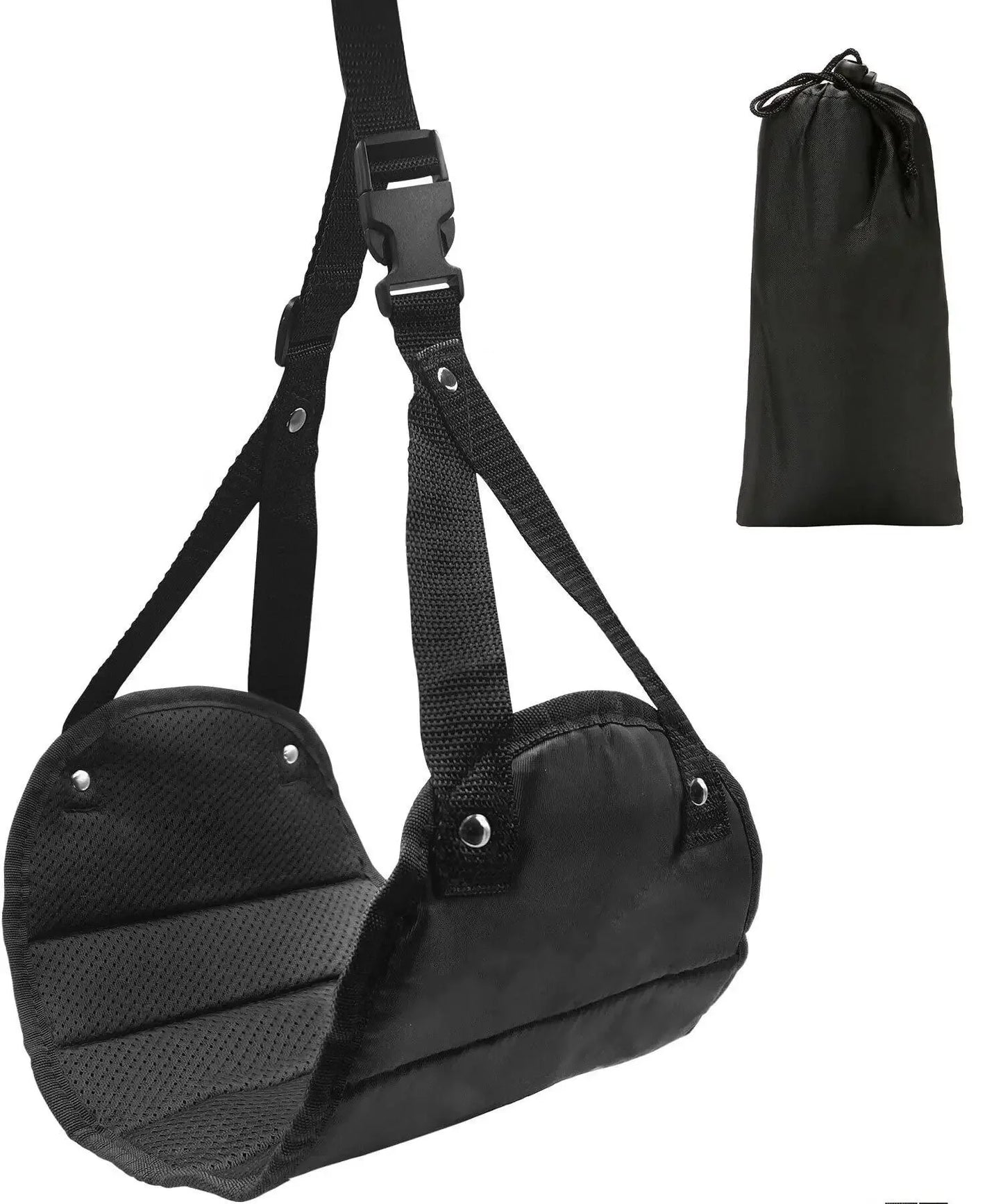 Portable Adjustable Footrest Hammock for Airplane Travel Long Flight Bus Train Office Travel Accessories for Leg Rest Foot Sling