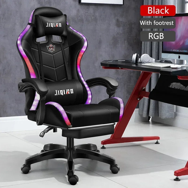 High quality gaming chair RGB light office chair gamer computer  Ergonomic swivel chair Massage Recliner New gamer chairs