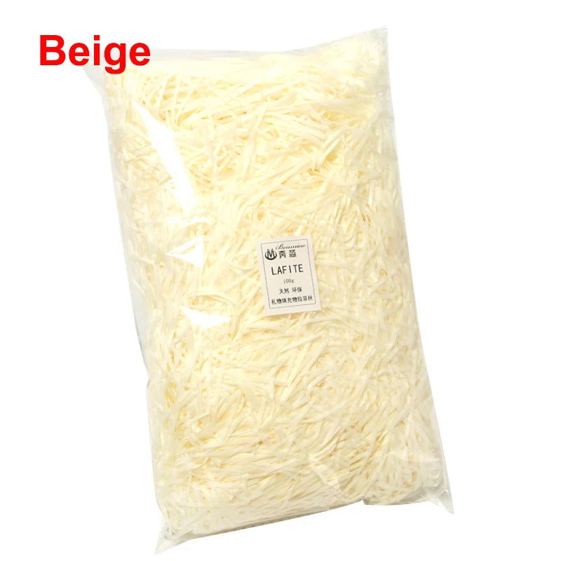 DIY Paper Raffia Shredded Paper Decor Confetti Wedding Birthday Christmas Gift Box Filling Material Tissue Packaging Filler