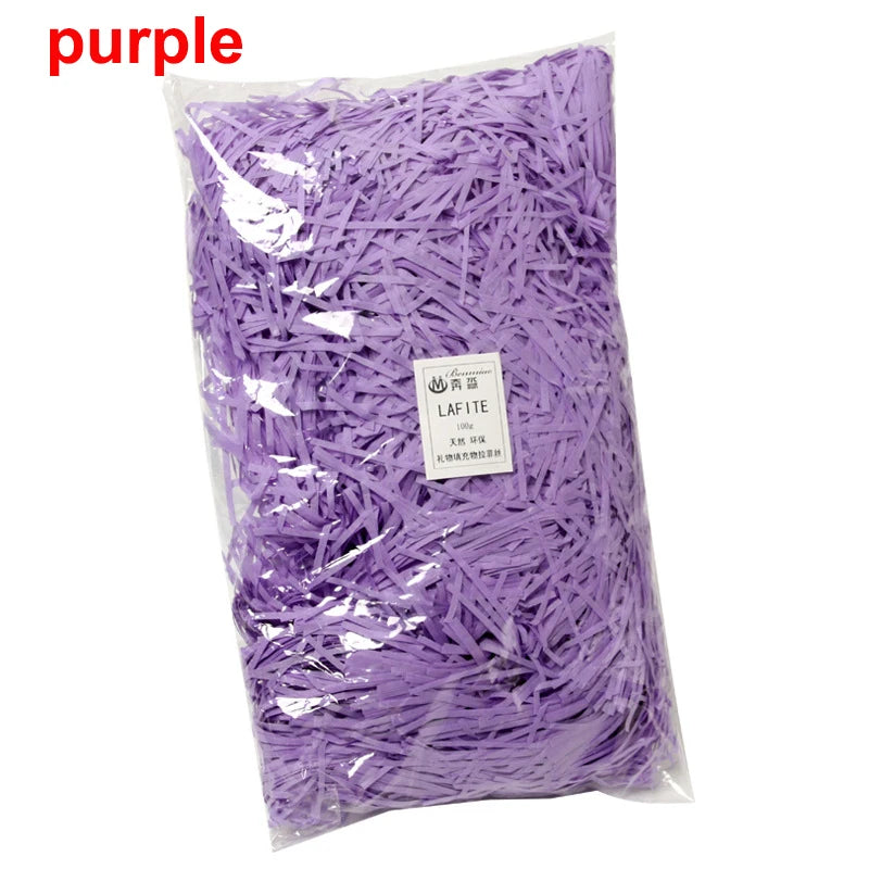 DIY Paper Raffia Shredded Paper Decor Confetti Wedding Birthday Christmas Gift Box Filling Material Tissue Packaging Filler