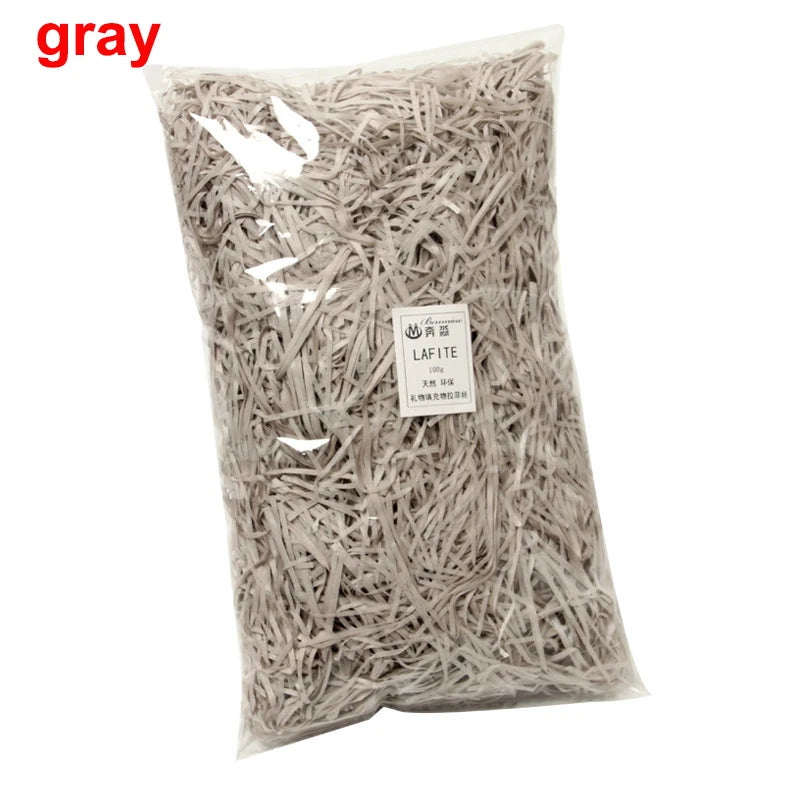 DIY Paper Raffia Shredded Paper Decor Confetti Wedding Birthday Christmas Gift Box Filling Material Tissue Packaging Filler