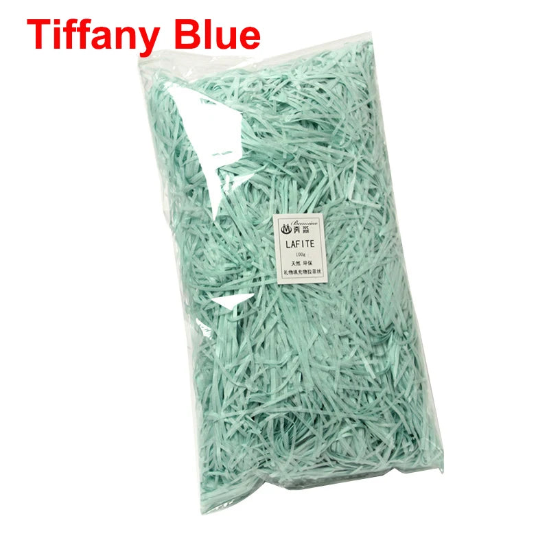 DIY Paper Raffia Shredded Paper Decor Confetti Wedding Birthday Christmas Gift Box Filling Material Tissue Packaging Filler