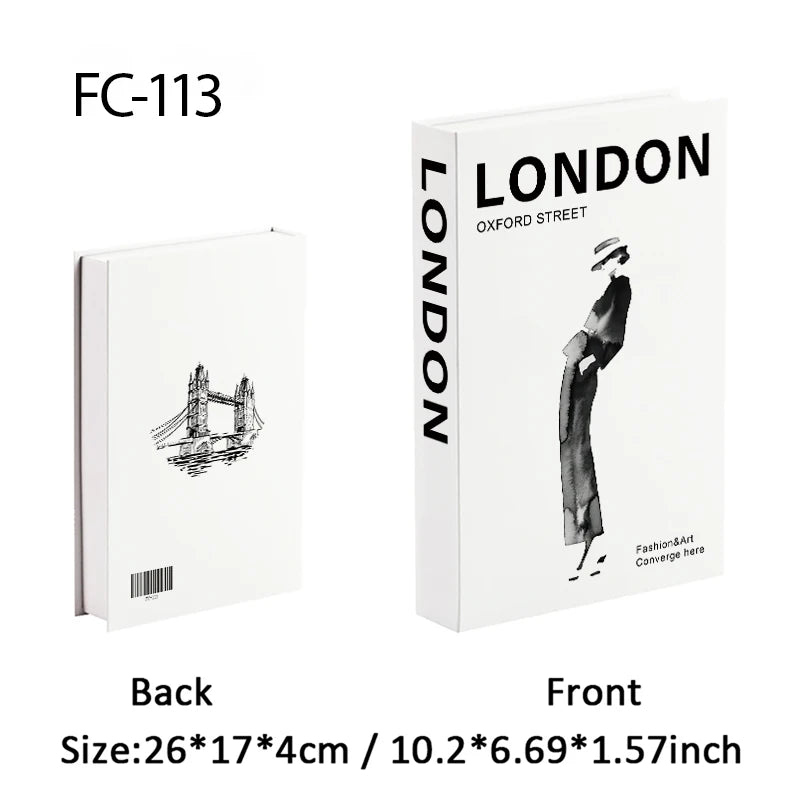 Fashion Luxury Fake Books Decoration Perfume Girl Magazine Simulation Book Shooting Coffee Table Villa Hotel Decor Props