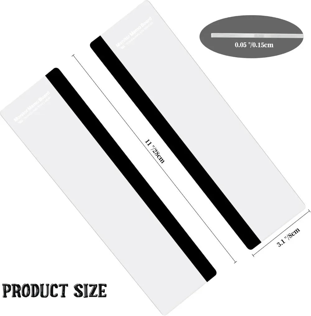 Desk Side Sticky Note Organizer Clip for Home- Office