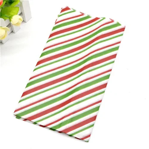 10Pcs/bag Snowflake Print Wrapping Tissue Paper 50*66 Cm Christmas New Year Xmas Party Wedding Flowers Packaging Supplies