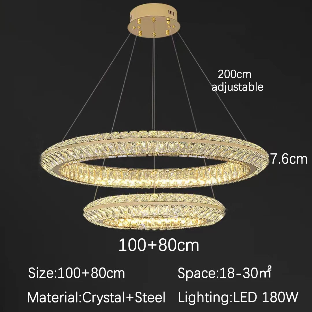 Modern Luxury Crystal Pendant Lighs