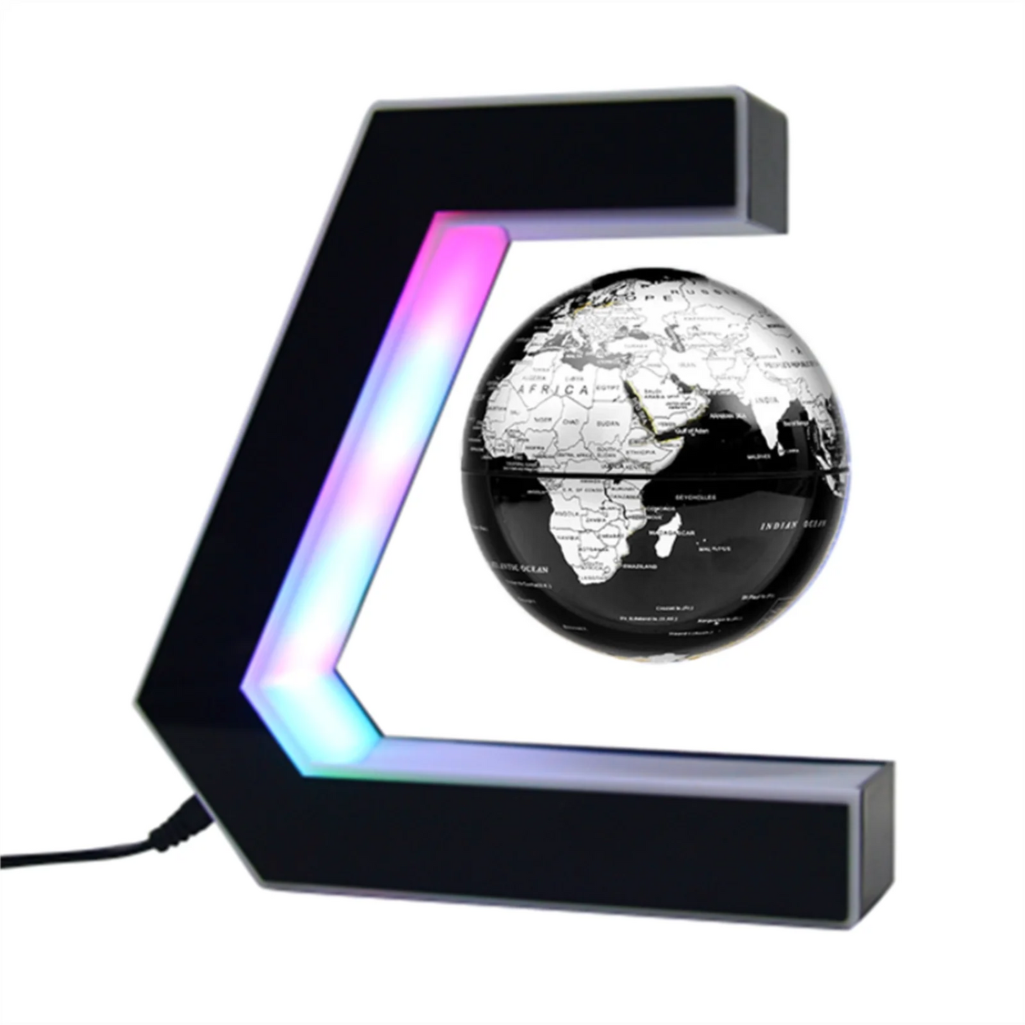 Magnetic Levitation Globe with LED Light for Home Office Desk Decor