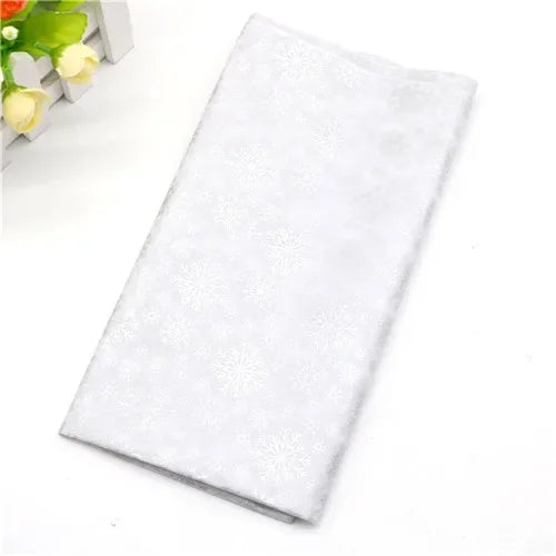 10Pcs/bag Snowflake Print Wrapping Tissue Paper 50*66 Cm Christmas New Year Xmas Party Wedding Flowers Packaging Supplies