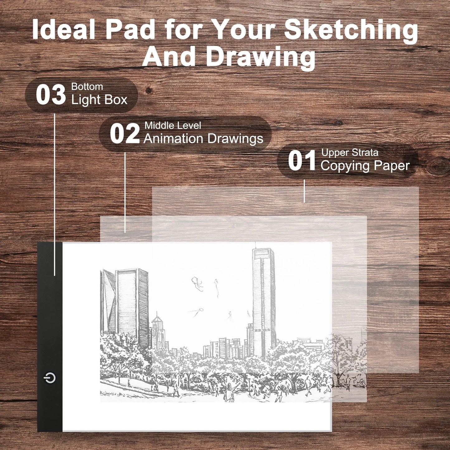 A4 Led Drawing Copy Pad Dimmable Board
