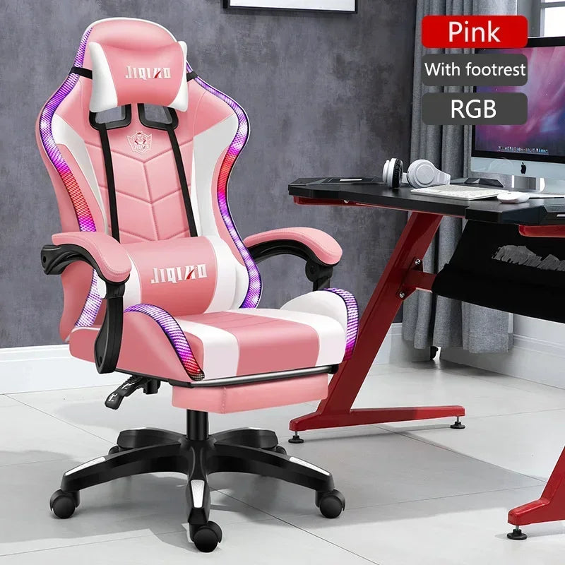 High quality gaming chair RGB light office chair gamer computer  Ergonomic swivel chair Massage Recliner New gamer chairs