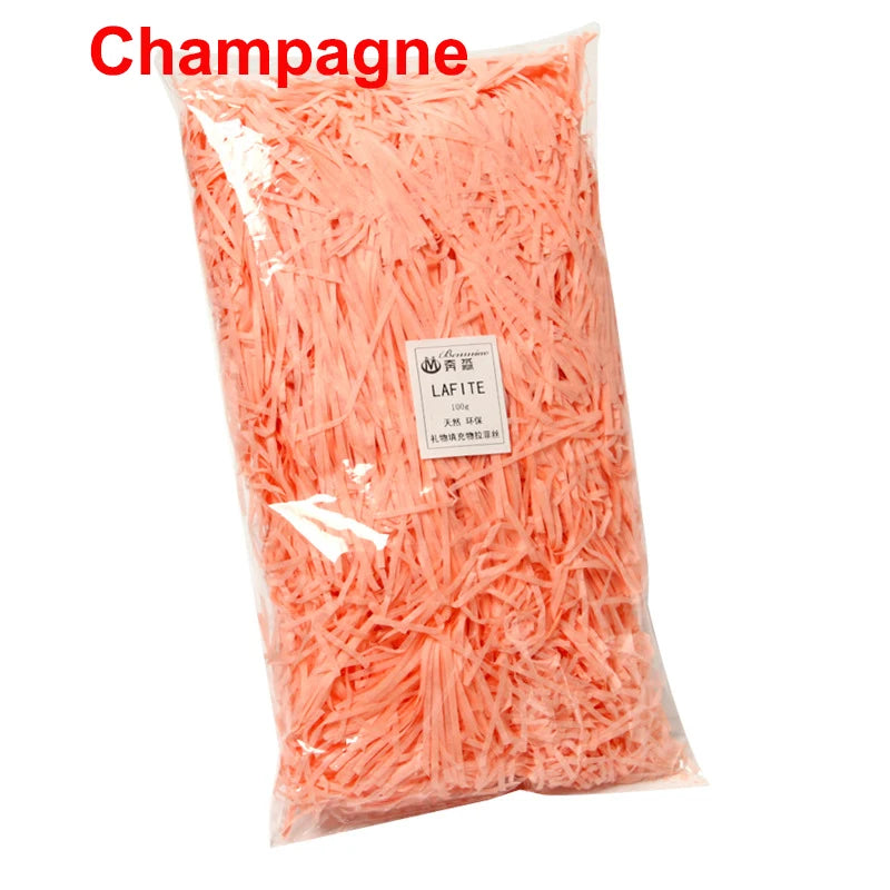 DIY Paper Raffia Shredded Paper Decor Confetti Wedding Birthday Christmas Gift Box Filling Material Tissue Packaging Filler