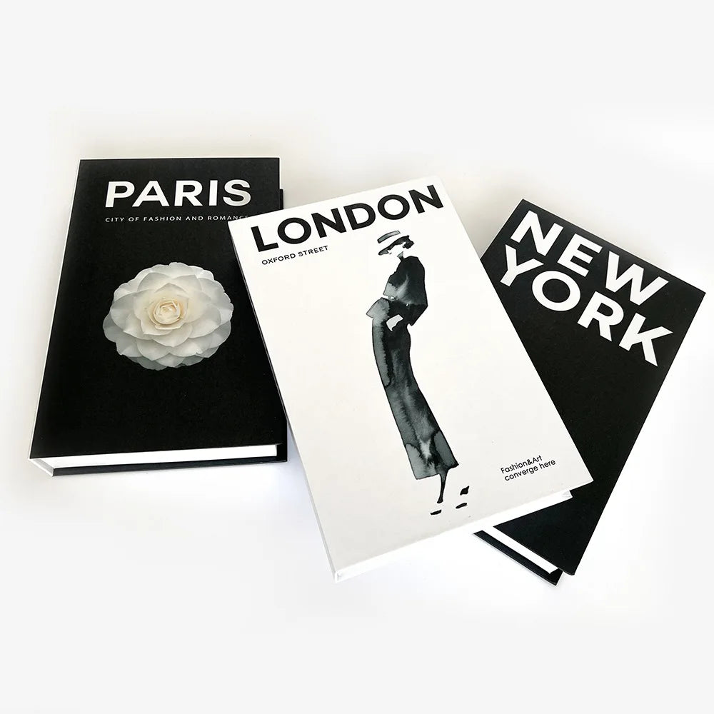 Fashion Fake Books Decoration Home Luxury Living Room Decoration Decor Coffee Table Book Simulation Prop Book Model Hotel Room