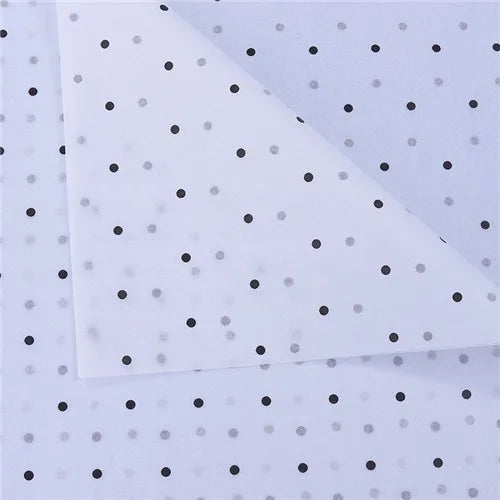 10 Sheets/lot 50*70 Cm Gift Wrapping Paper DIY Handmade Craft Star Love Dot Pattern Tissue Paper Floral Packaging Material