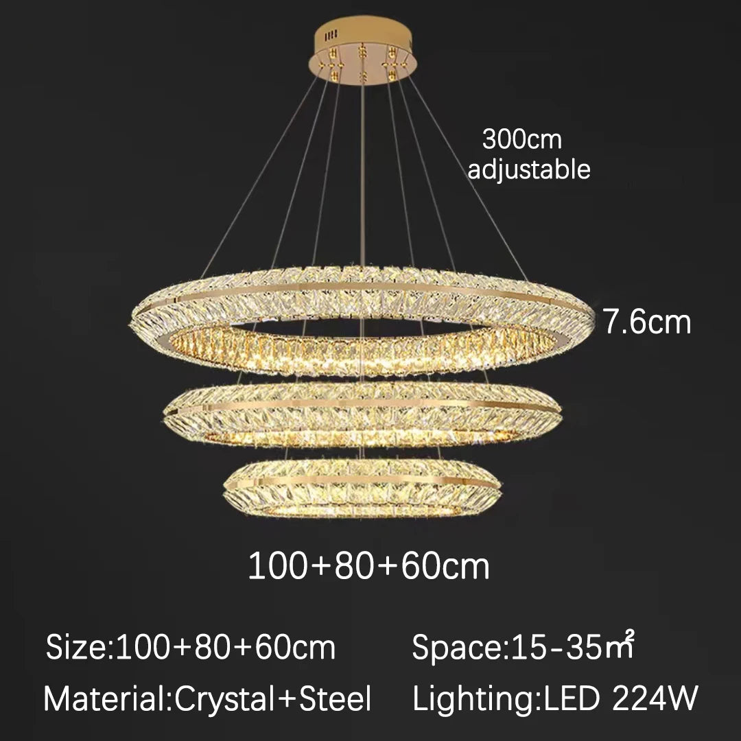 Modern Luxury Crystal Pendant Lighs