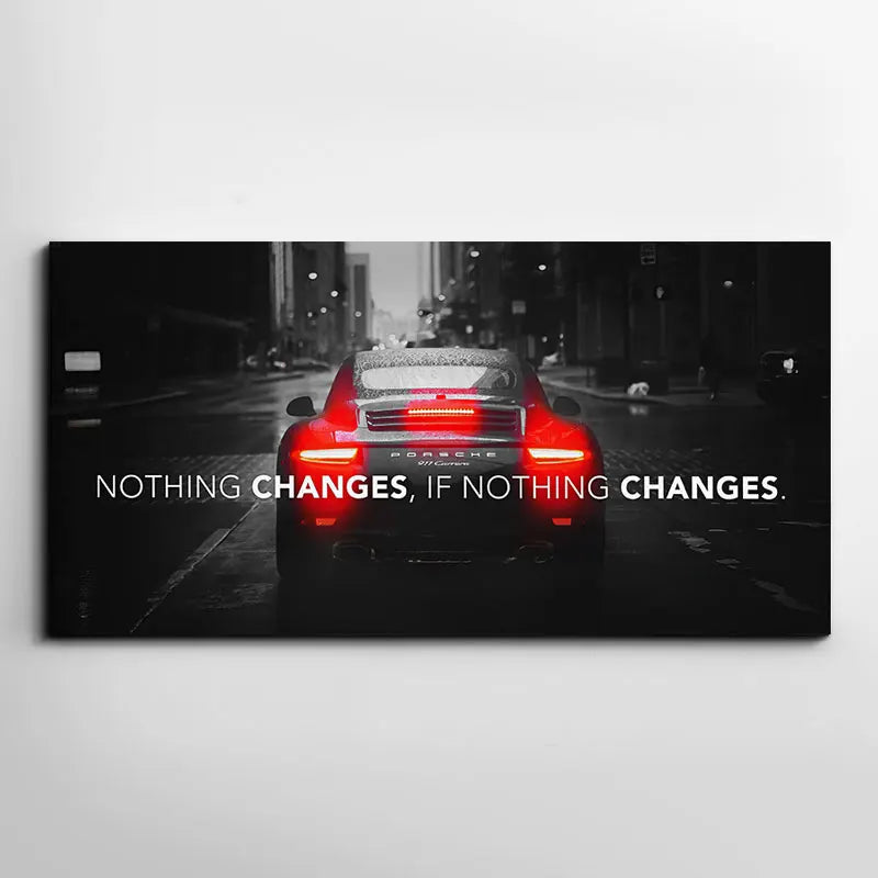 Love Your Dreams Success Motivational Car Poster Luxury Sports Car Canvas Wall Art Office Home Decor