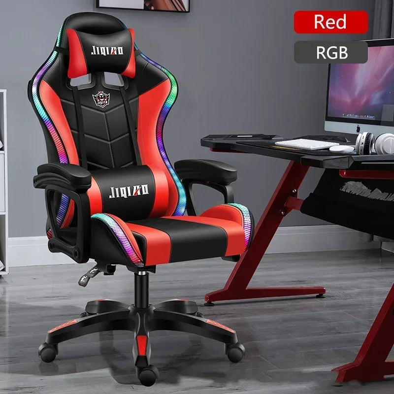 High quality gaming chair RGB light office chair gamer computer  Ergonomic swivel chair Massage Recliner New gamer chairs