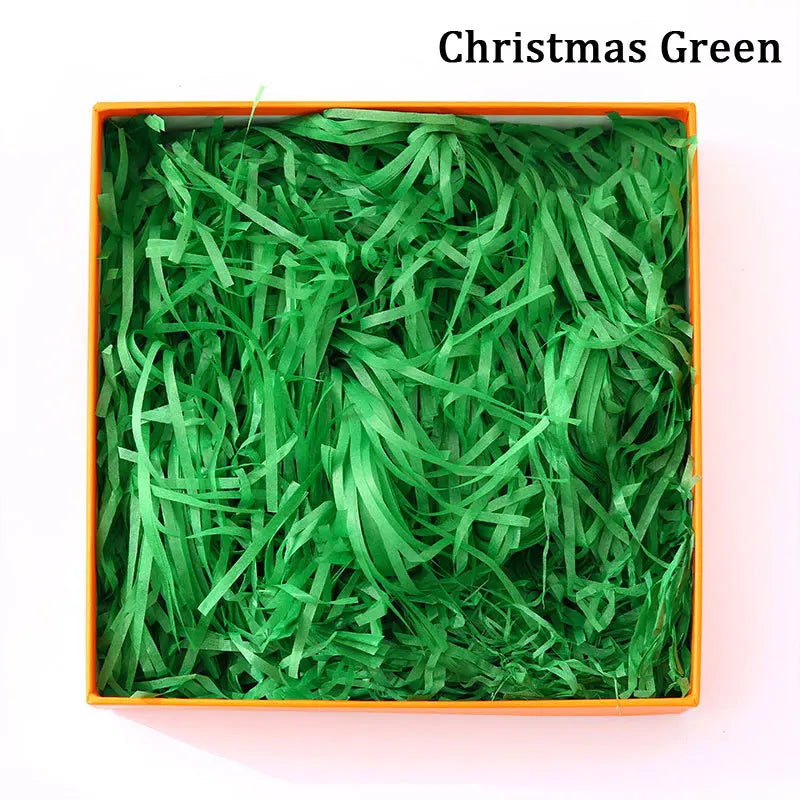 100g Colorful Raffia Shredded Paper Candy Boxes DIY Gift Box Filling Material Tissue Party Gift Packaging Filler Decor