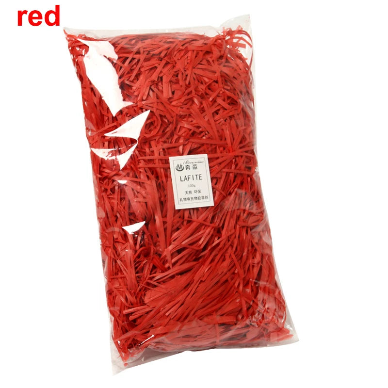 DIY Paper Raffia Shredded Paper Decor Confetti Wedding Birthday Christmas Gift Box Filling Material Tissue Packaging Filler
