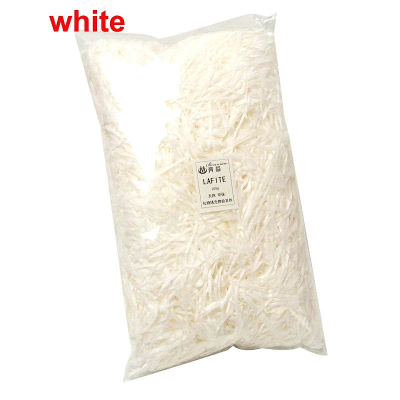 DIY Paper Raffia Shredded Paper Decor Confetti Wedding Birthday Christmas Gift Box Filling Material Tissue Packaging Filler