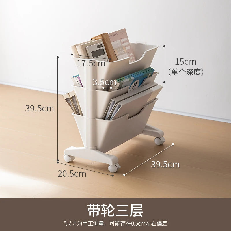 Adjustable Under Desk Bookshelf
