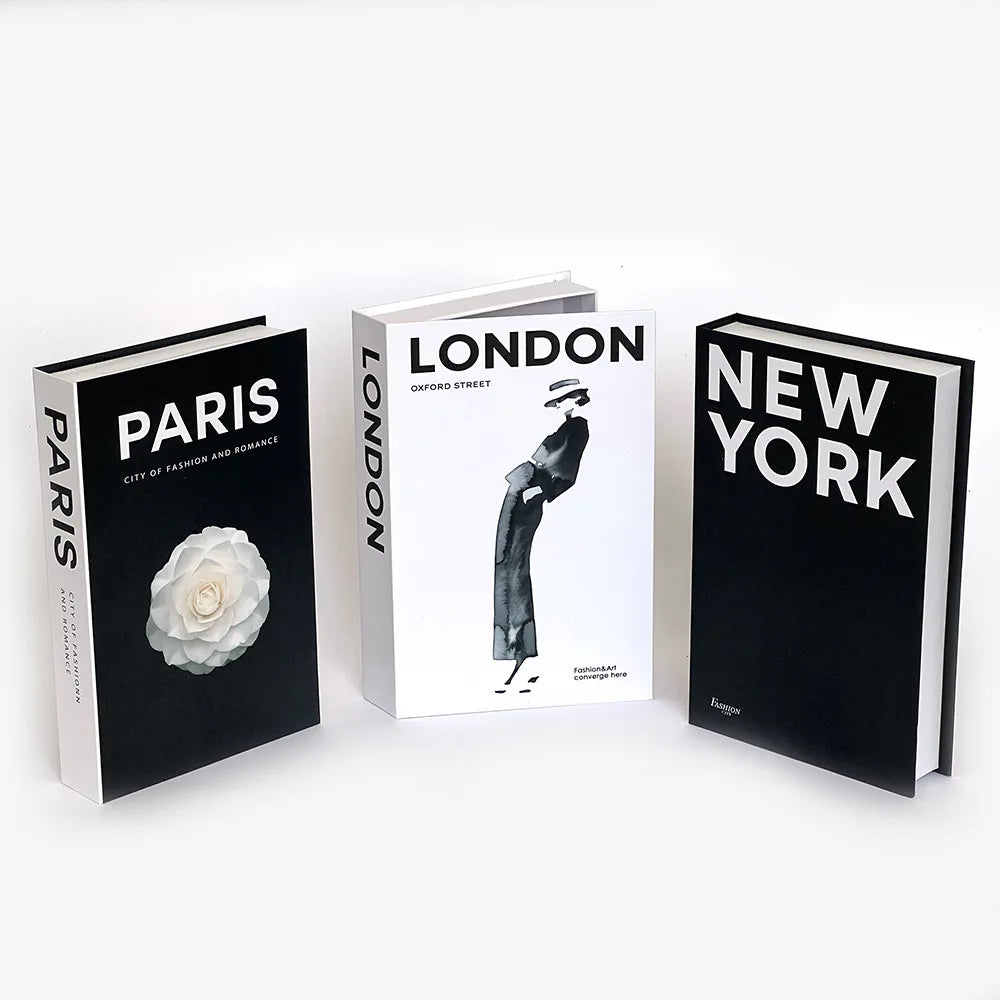 Fashion Fake Books Decoration Home Luxury Living Room Decoration Decor Coffee Table Book Simulation Prop Book Model Hotel Room