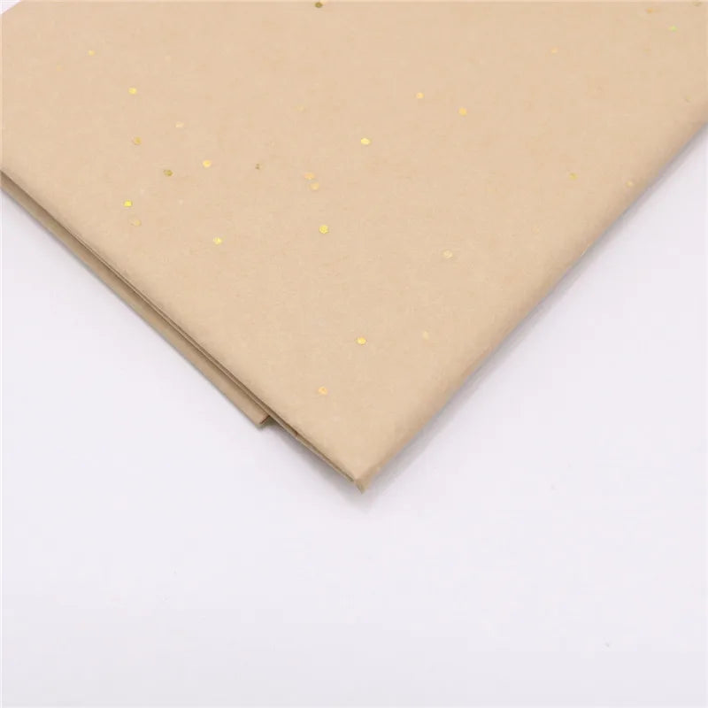 10Pcs/bag Snowflake Print Wrapping Tissue Paper 50*66 Cm Christmas New Year Xmas Party Wedding Flowers Packaging Supplies